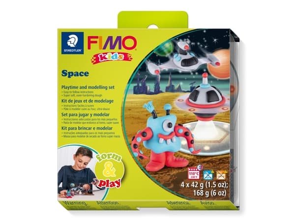 Fimo Kids F&P. Space - (5 stk.)