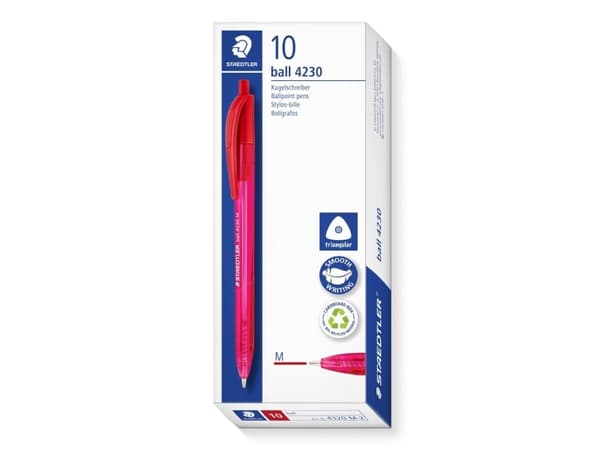Staedtler ball 4230 M, Röd, 1 styck