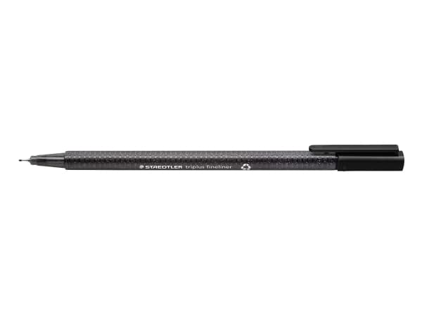Triplus Fineliner 0,3mm 97% rcp Sort - (20 stk.)