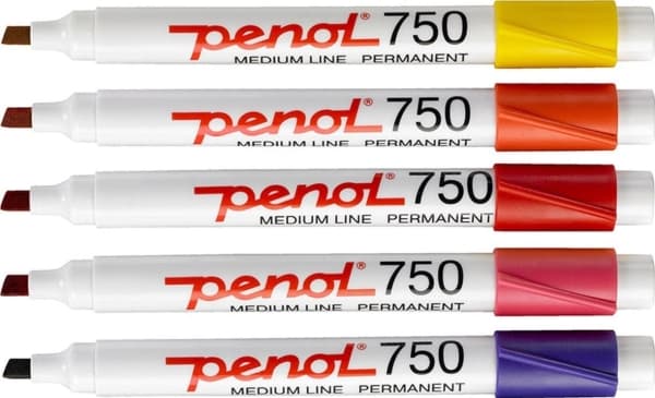 Highlight, Penol, 750, 2-5MM, Skrå spids assorted, 12813298, Sæt med 10 stk