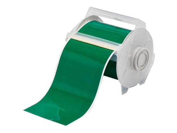 Brady GlobalMark B-7569, Grønn, Permanent akryl, Kontinuerlig etikett, 0,102 mm, Trermisk overføring, Vinyl