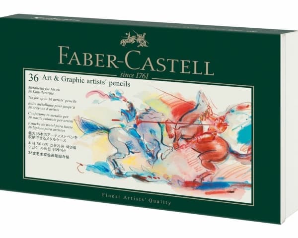Faber-Castell 180011, Hard pencil case, White, Monochromatic, 1 pc(s)