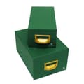 Miniatyrbild 2 av 2: Refillable storage binder Mariola Green Cardboard 12,5 x 9,5 x 35 cm
