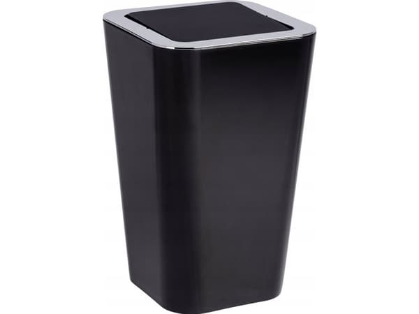 Kosz na śmieci Wenko Kosz na śmieci CANDY BLACK - 6 l, WENKO