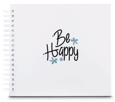 Hama Spiral Album Good Things 28x24 cm 50 valkoista sivua Happy - Toimistotarvikkeet (00007717)