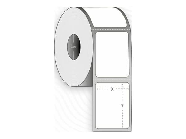Capture - Permanet adhesiv - belagt - perforert - hvit - 102 x 76 mm 11160 etikett(er) (12 rull(er) x 930) merkelapper (alternativ for: Zebra 3006320