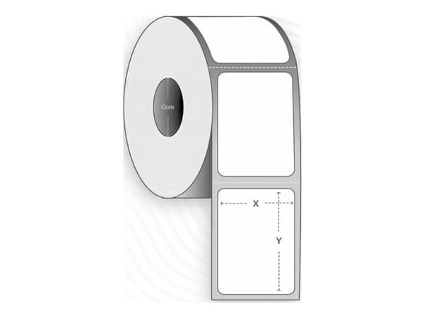 Capture - Permanet adhesiv - belagt - perforert - hvit - 102 x 76 mm 11160 etikett(er) (12 rull(er) x 930) merkelapper (alternativ for: Zebra 3006320