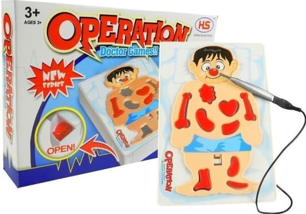 LeanToys Educational Operation Pikku lääkäri potilaspeli