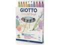 Miniatyrbild 2 av 2: Giotto F426900, Fin, 10 färger, Olika färger, Penselspets, Olika färger, Rund