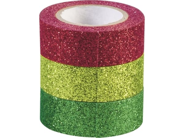 HEYDA 20-35 843 77, Grønn, Rød, Mønster, Papir, 3 m, 15 mm, Blister