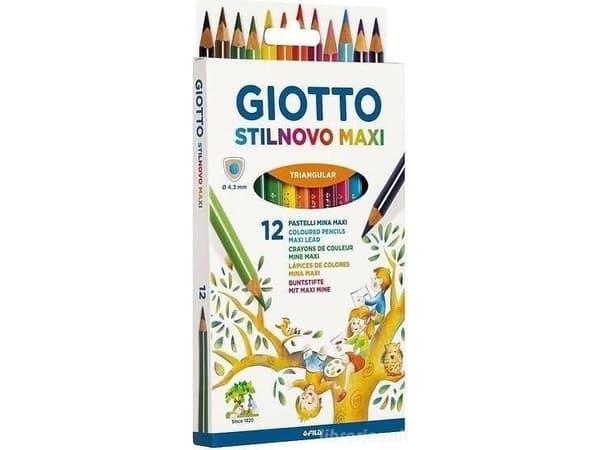 Stilnovo Maxi blyertspenna 12 färger