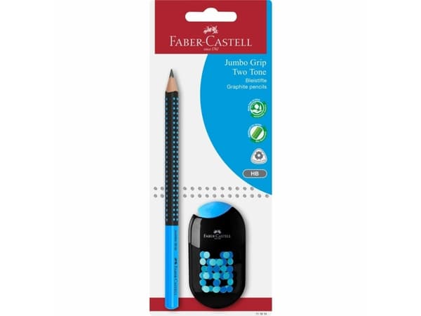 Faber-Castell 111914, B, Blandade färger, Triangulär, Blåsa, 1 styck