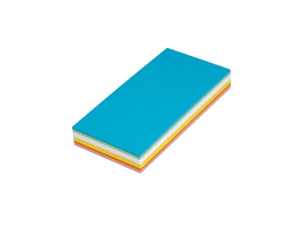 MAUL 6394099, Rektangel, Multifärg, papper, 150 g/m ^, 205 mm, 95 mm