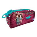 Miniatyrbillede 1 af 2: School Toilet Bag Gorjuss Fireworks Maroon 21.5 x 10.5 x 7 cm
