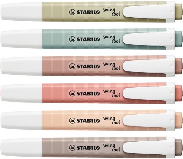 Stabilo Swing Cool Nature Colors sett med 6 stk.