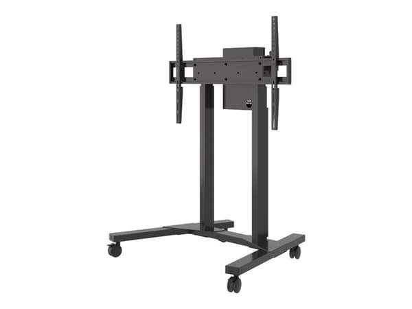 B-TECH Momentum E-Lift BT8558 - Vogn - motorisert - for innteraktiv flatpanel / pekeskjerm - høydejusterbar - låsbar - svart - skjermstørrelse: 55"-1 Sort