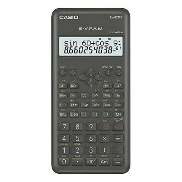 Scientific Calculator Casio FX-82MS-2 Svart