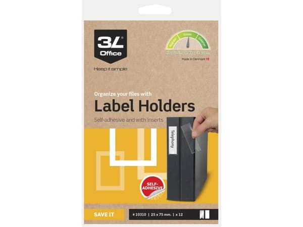 Sisätaskut 3L 25x75mm 12kpl/pakkaus202x2x118mm 0,022kg (12kpl) - (12 kpl) - (12 kpl)