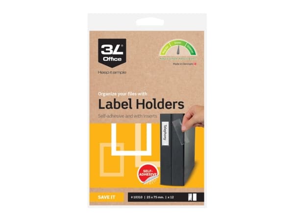 Sisätaskut 3L 25x75mm 12kpl/pakkaus202x2x118mm 0,022kg (12kpl) - (12 kpl) - (12 kpl)