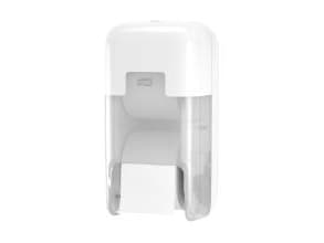 Dispenser Tork Toalettpapper T7 OptiServe L180xB187xH335mm ABS Vit För 2 rullar,1 st/ckg