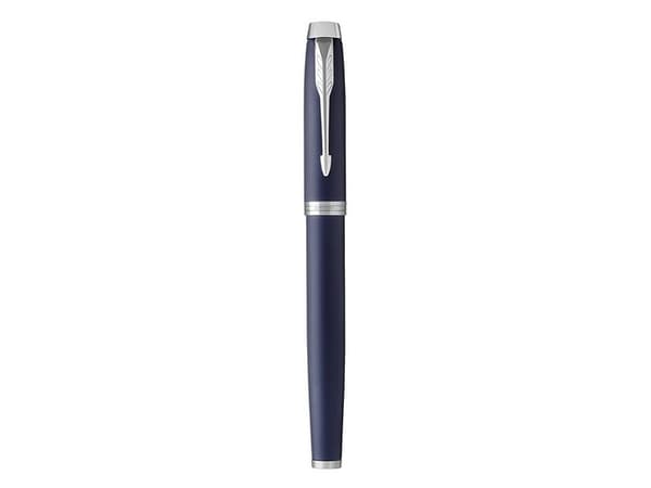 Parker IM, Stiftpenna, Blå, Svart, mässing, Fin, Låda