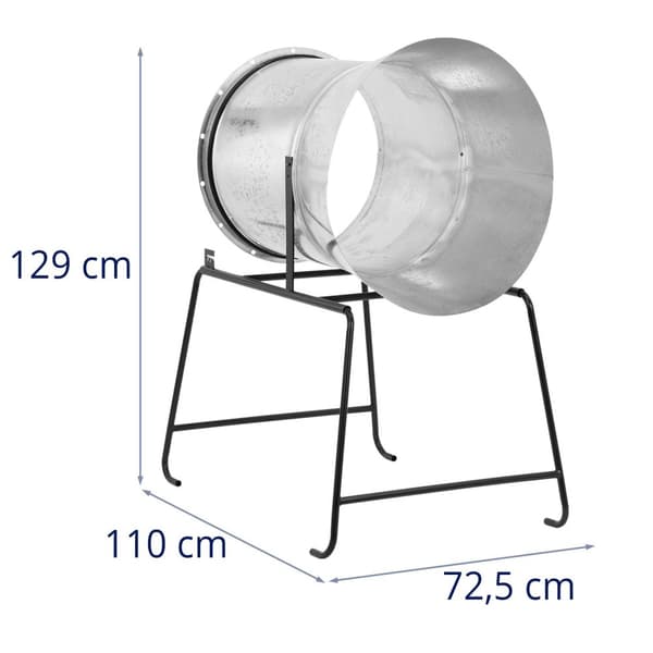 Wiesenfield - Julgransnätare - Inlopp: Ø 70 cm - Utlopp: Ø 60 cm - Galvaniserat stål