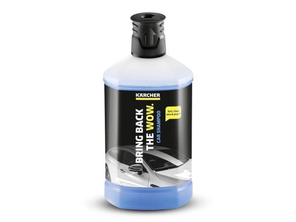 Kärcher Car Shampoo 3-in-1 - Rengjøringsmiddel - væske - flaske - 1 L