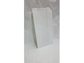 Ranskalainen leipäpussi 300 gr 140/(2x35)x320+20 mm valkoinen,1000 kpl/krt