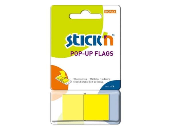 Pop Up Finer 45x25 50 ark Gul - (24 stk.)