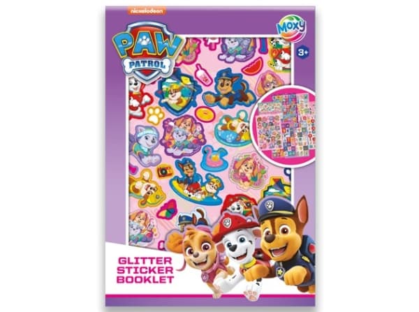 Paw Patrol, klistermärken med glitter