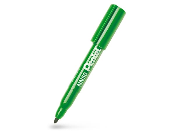 Pentel Green Label Permanent Marker, Grön