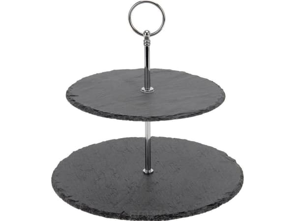 Excellent Houseware Kivitarjotin kakkuja ja välipaloja varten, 2 tasoa