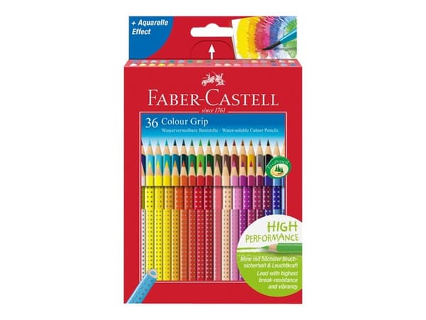 Faber-Castell 112442, Pehmeä, Monivärinen, 36 kpl