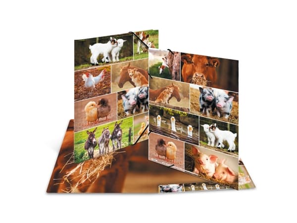 HERMA Sammelmappe A3 Bauernhoftiere, A3, Oppbevaring, Flerfarget