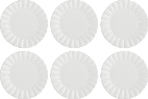 NPC Polska Valkoinen posliini 6 talerzy do sałatek Ducale 20 cm
