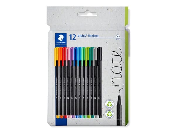 STAEDTLER Fineliner triplus rPP 12STück (334 C12)