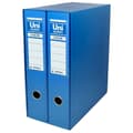 Pikkukuva 1 / 2: Lever Arch File Unipapel 2 Pieces Blue A4 31,8 x 29 x 7,5 cm