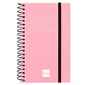 Miniatyrbild 1 av 2: Diary Finocam OPAQUE Pink Mini 7,9 x 12,7 cm 2025