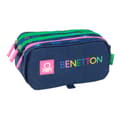 Miniatyrbillede 1 af 4: Holdall Benetton Damero Navy Blue 21,5 x 10 x 8 cm