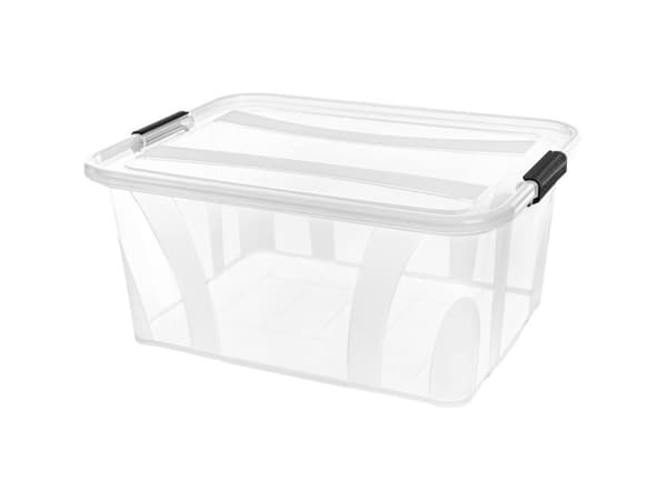 Siena HOME Arkivopbevaringsboks Anzio Transparent 21 l (B x H x T) 510 x 385 x 148 mm 1 stk