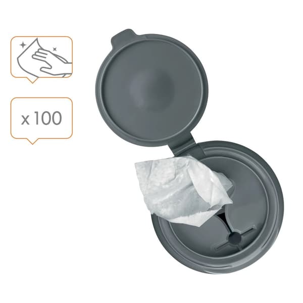 Nobo plastfria rengöringsservetter för whiteboardtavlor (100 st.) ------------