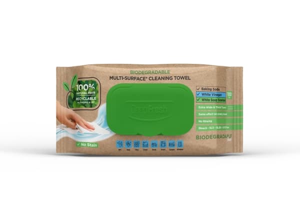 Deep_Fresh Wipe Wet For Surf Clean Deepfr Lemon 100