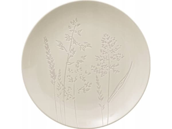Secret de Gourmet kivitavaralautanen valkoinen ELSA, kenttäkukkakuvio, Ø 27 cm