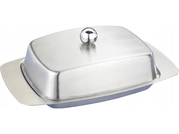 Maximex smørfat Smørfat i rustfritt stål, 17,5 x 7 x 10,5 cm
