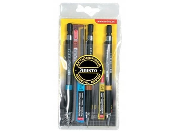 ARISTO College Feinminenstift FLP 3+3 Set Stift +Minen