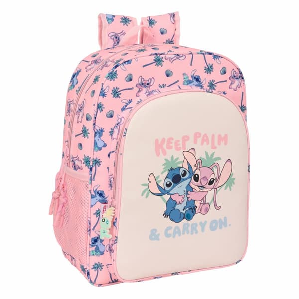 School Bag Lilo & Stitch Beach Pink 32 x 38 x 12 cm