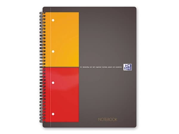 Notesbog, Oxford International Notebook, A4, 5 x 5 mm, 80 ark, 80 g, kvadreret
