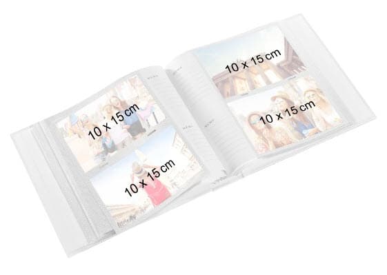 Hama Journey, Mynte, 200 ark, 10 x 15, 100 x 150 mm, Hvit, 100 ark