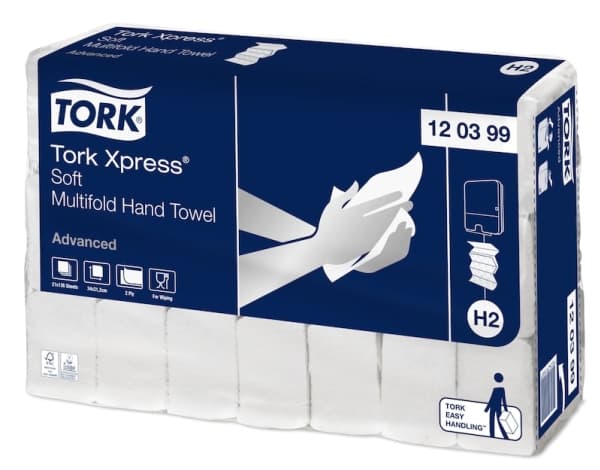 Tork 120399, 136 ark, Hvit, 212 mm, 85 mm, 130 mm, 450,9 g
