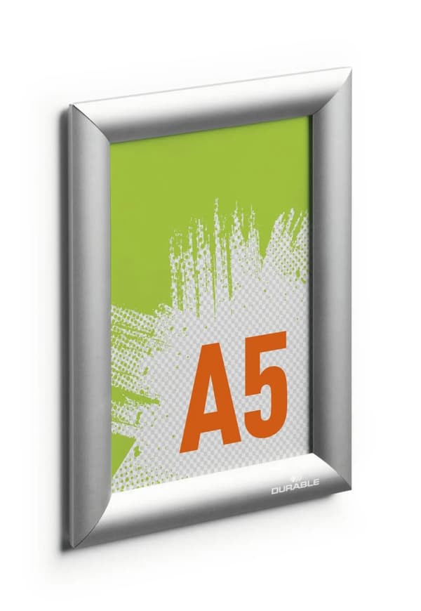Durable 479523 Billede skifteramme Papirformat: DIN A5 Sølv